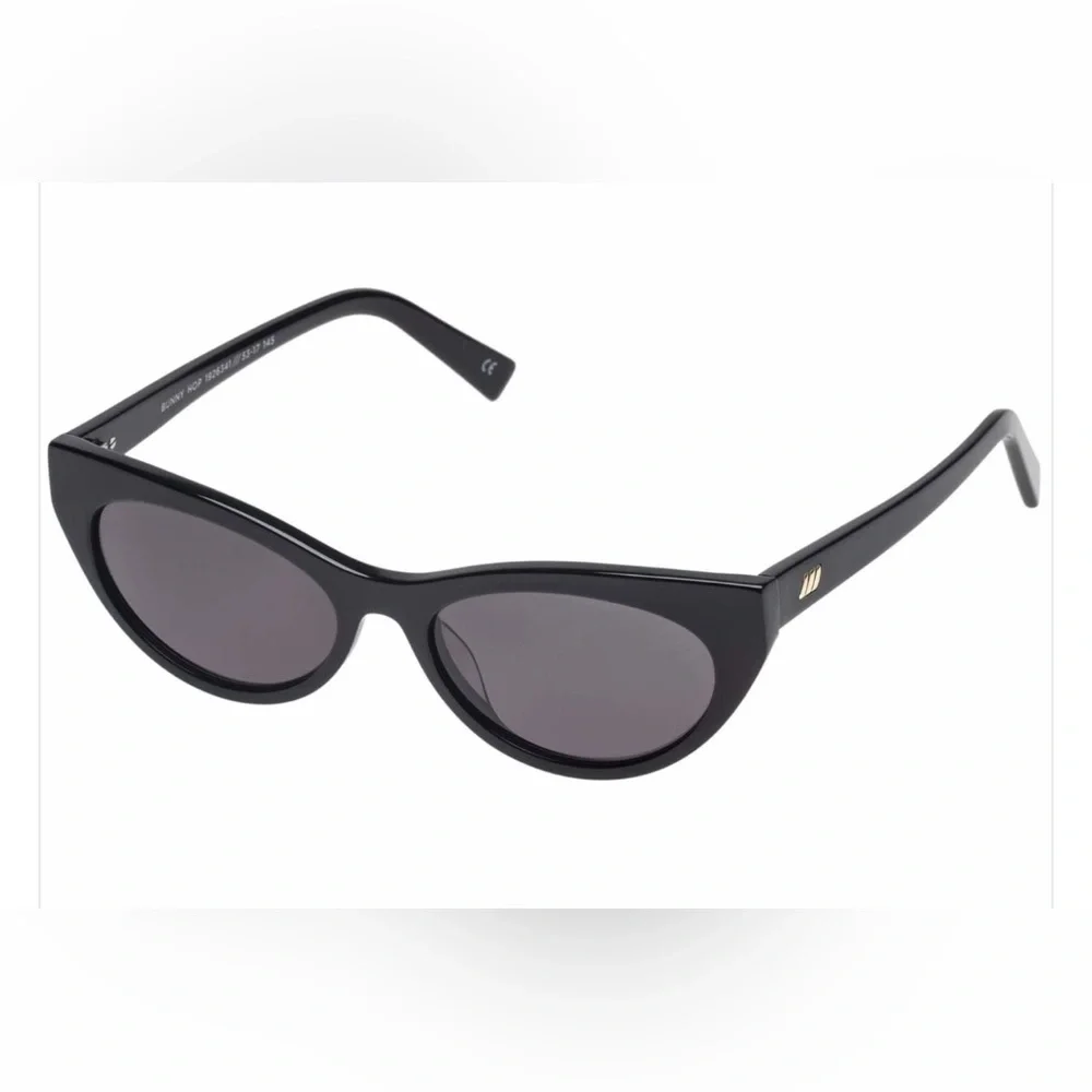 Le Specs Black Cat-Eye Sunglasses